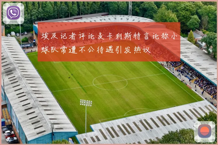 埃及记者评论麦卡利斯特言论称小球队常遭不公待遇引发热议